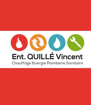  vincent quillé artisan chauffagiste sanitaire logo  portfolio